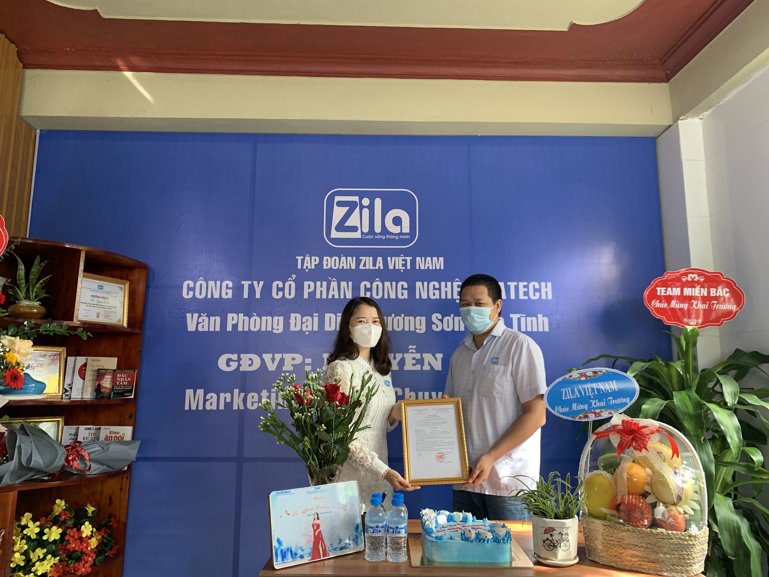 CEO Zila Vietnam – Ông Trần Nhật Minh trao Quyết định bổ nhiệm Giám đốc Văn phòng Hương Sơn - Hà Tĩnh