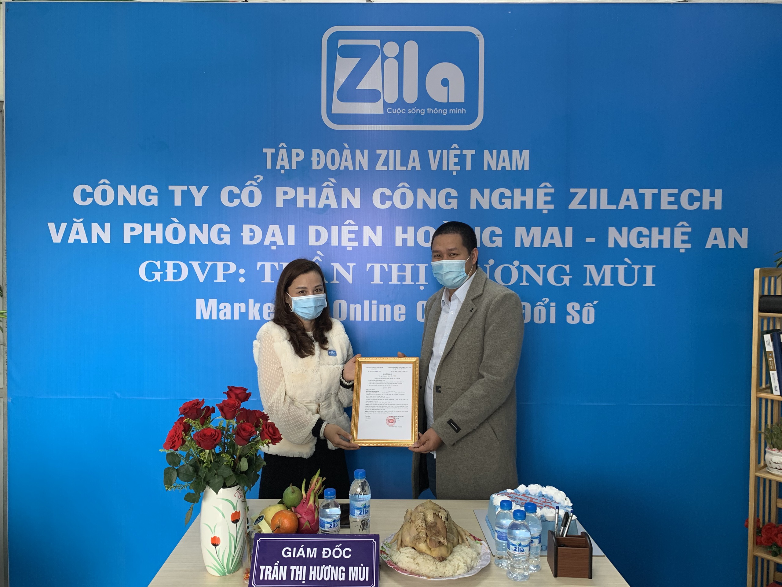 ZilaTech - Zila Vietnam Khai trương văn phòng Hoàng Mai - Nghệ An
