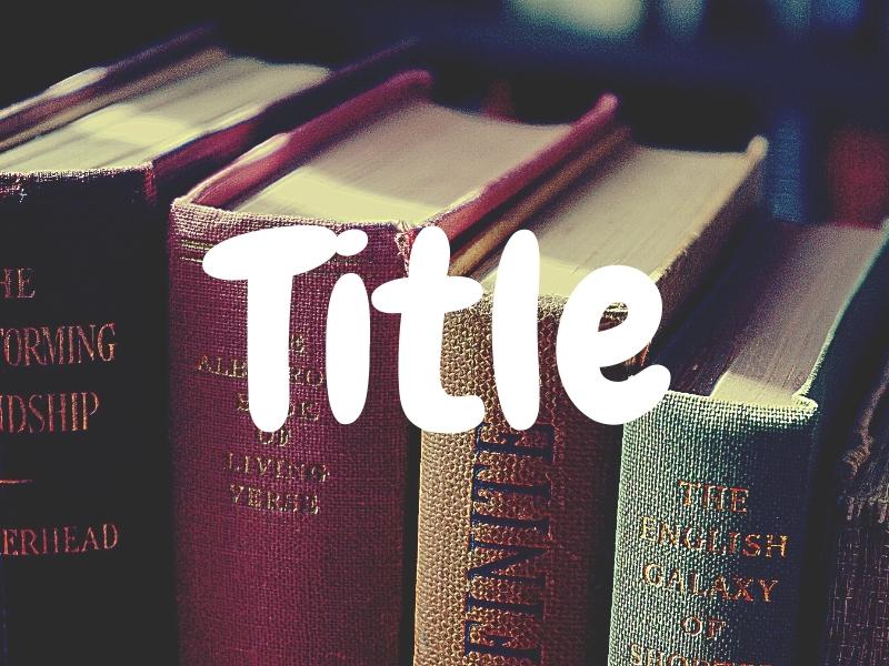 viết tiêu đề hấp dẫn