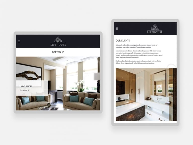 thiết kế website nội thất