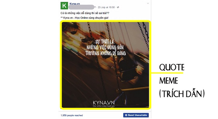 Visual content fanpage