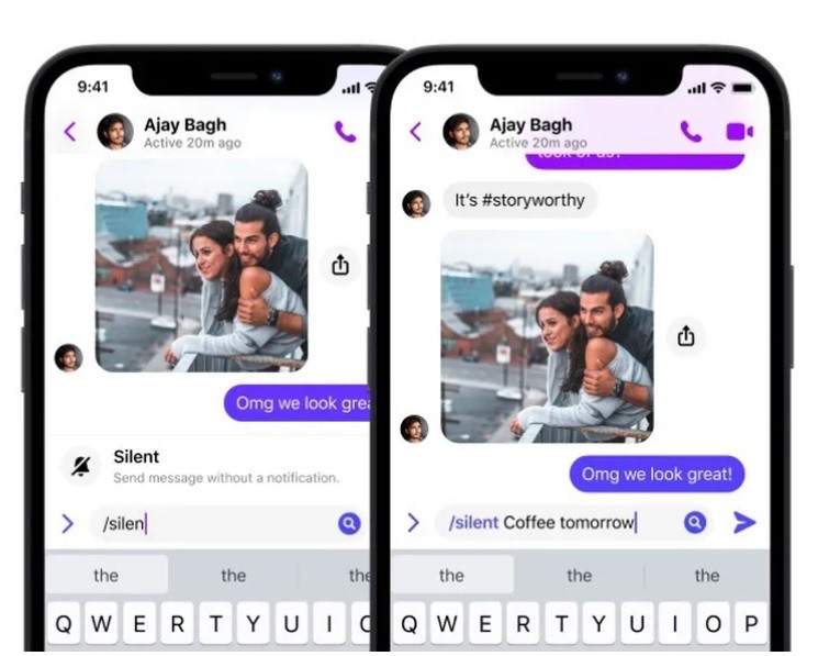phím tắt Facebook Messenger