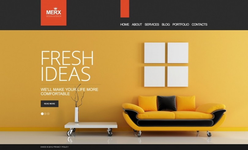 thiết kế website nội thất