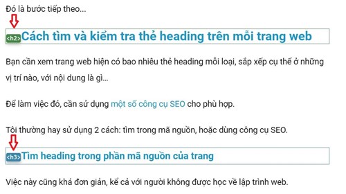 Thẻ Heading Là Gì