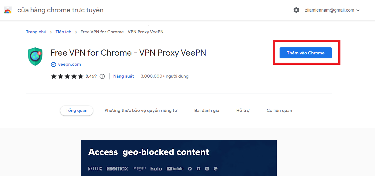 Free VPN for Chrome