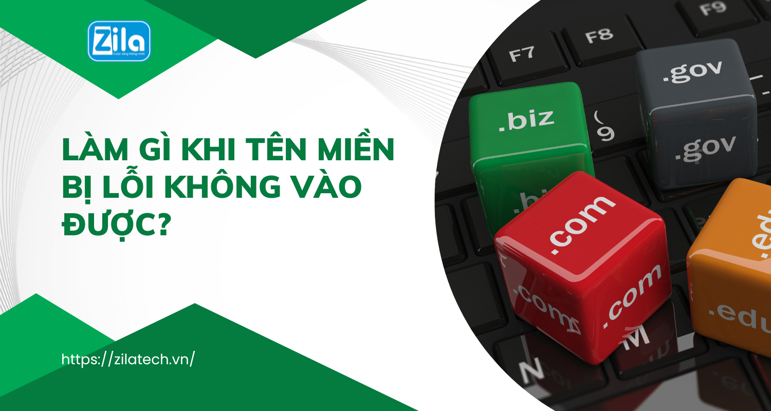 tên miền bị lỗi không vào được