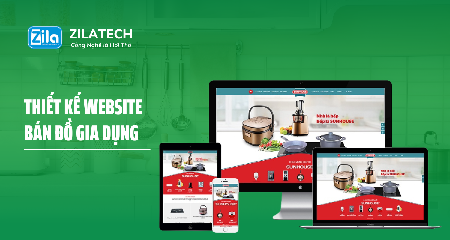 Dịch Vụ Thiết Kế Website Bán Đồ Gia Dụng