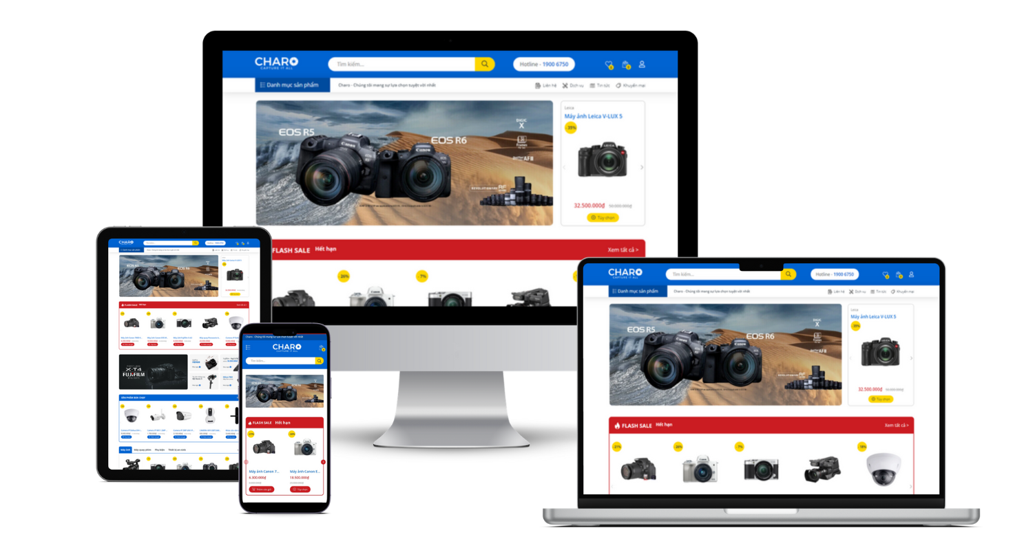 Dịch Vụ Thiết Kế Website Bán Đồ Điện Tử Trọn Gói Giá Rẻ, Web Chuẩn SEO