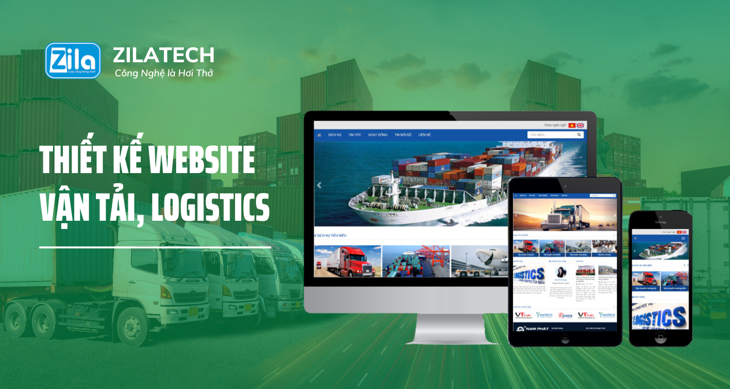 Thiết Kế Website Vận Tải, Logistics Trọn Gói Giá Rẻ Nhất Thị Trường