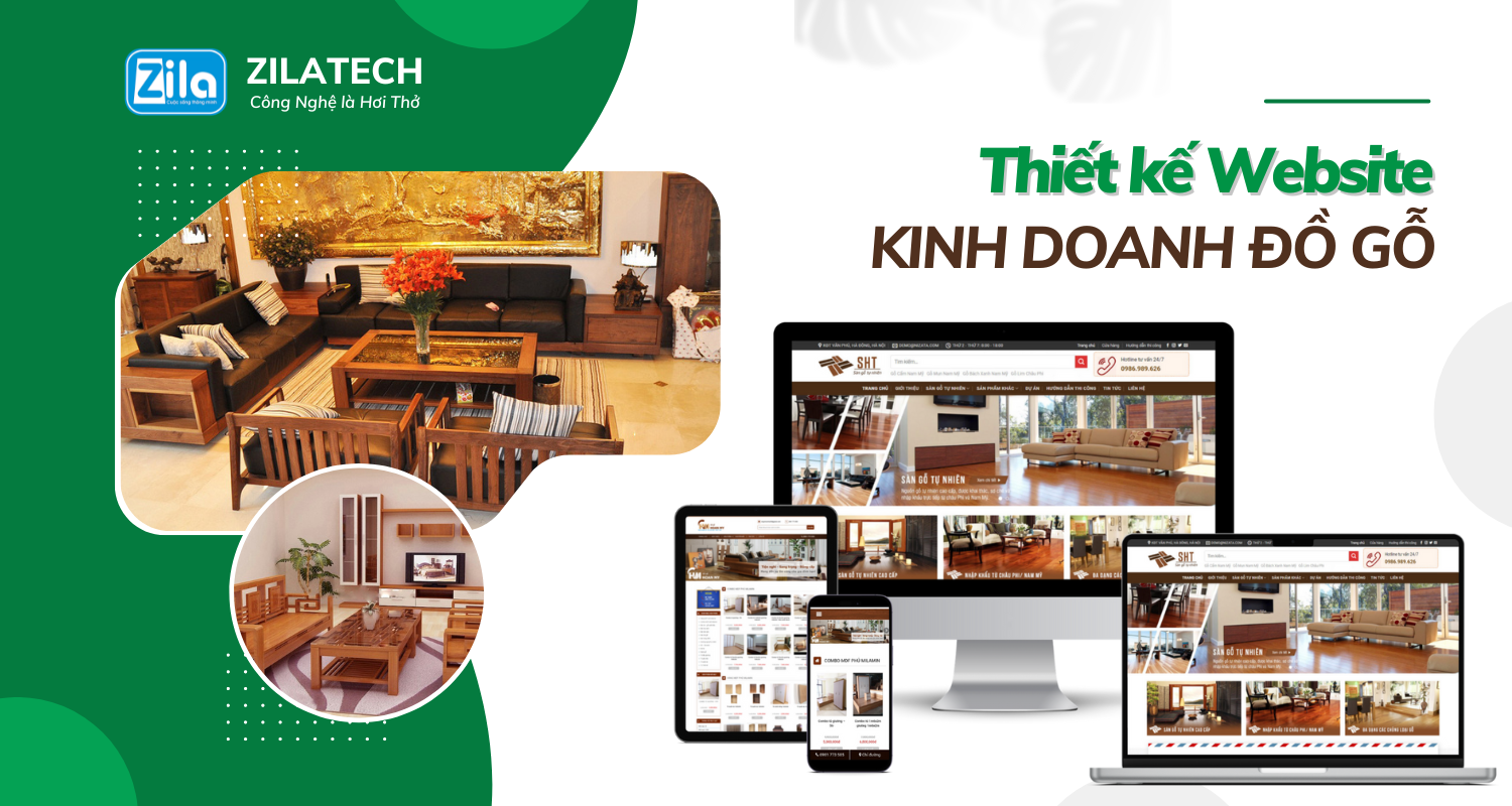 Thiết Kế Website Xưởng Gỗ, Bán Đồ Gỗ Đẹp, Chuẩn SEO, Giá rẻ