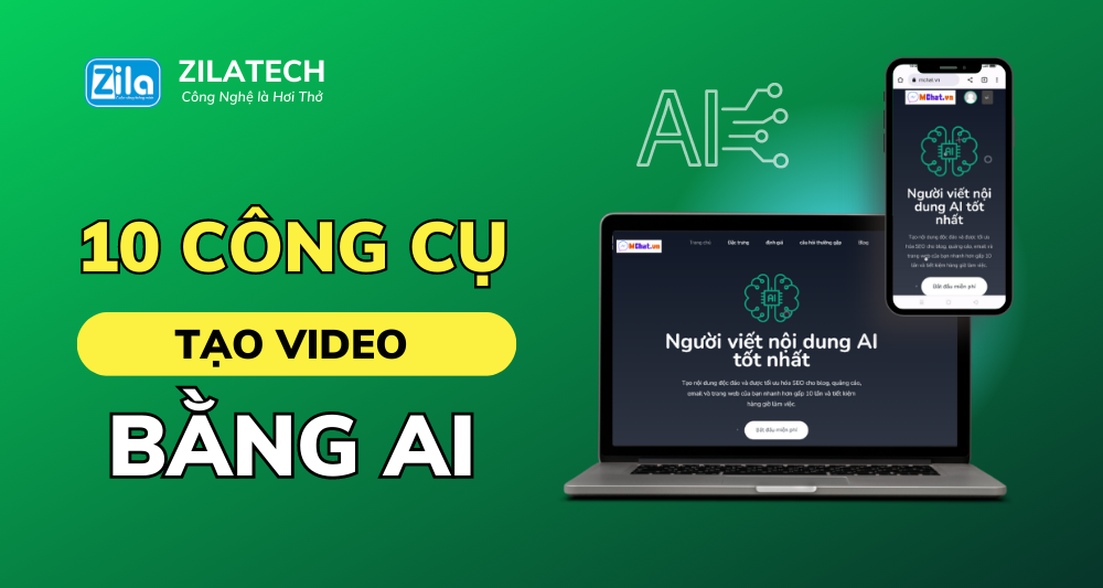 10 Công Cụ Tạo Video Bằng AI Từ Văn Bản Nhanh Và Miễn Phí