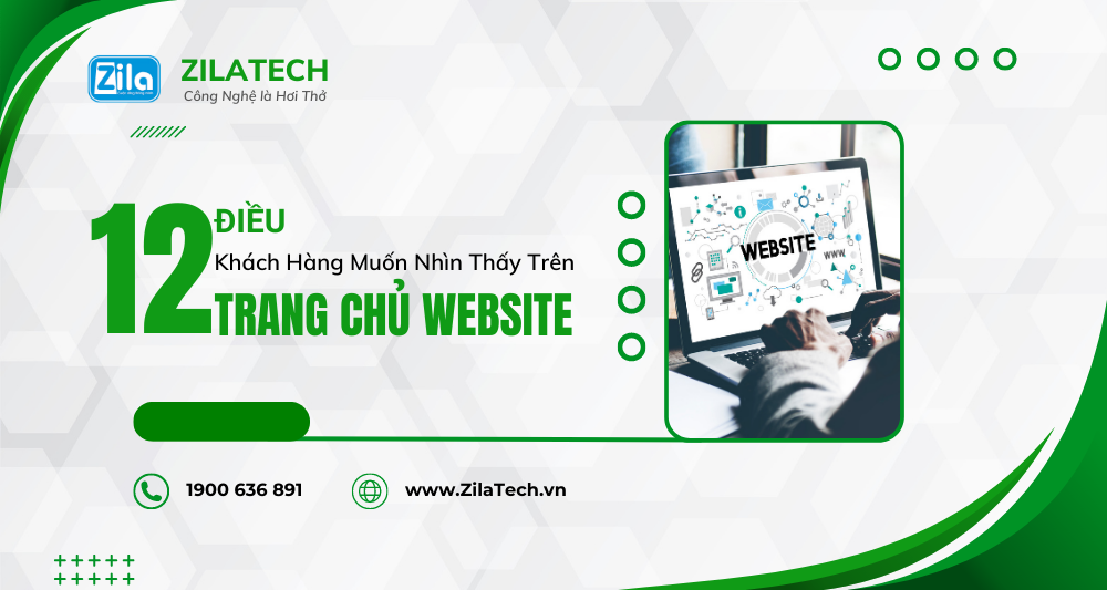 Khách hàng muốn nhìn thấy gì trên trang chủ website?
