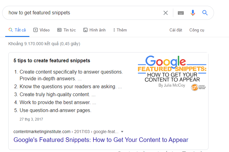 tăng tỷ lệ nhấp chuột tự nhiên