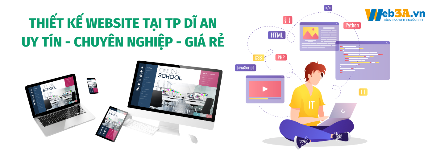 Dịch Vụ Thiết Kế Website Bán Hàng Chuẩn SEO Tại Dĩ An, Bình Dương